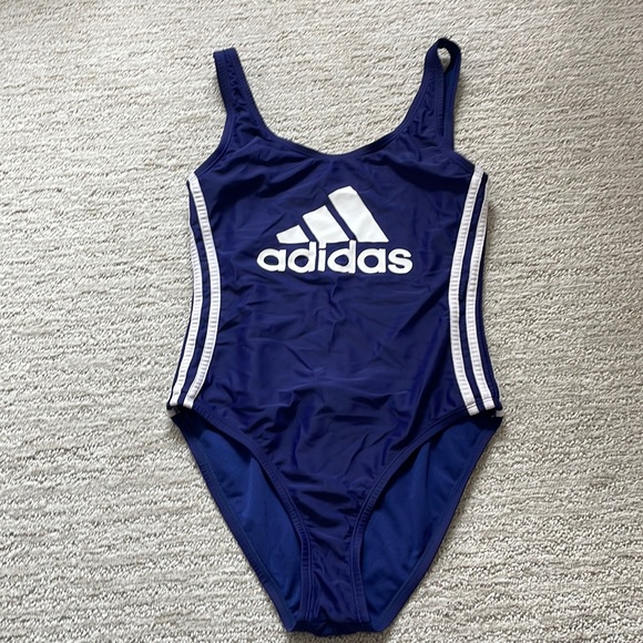 Adidas Woman’s Navy Blue Swimsuit - Picture 1 of 4
